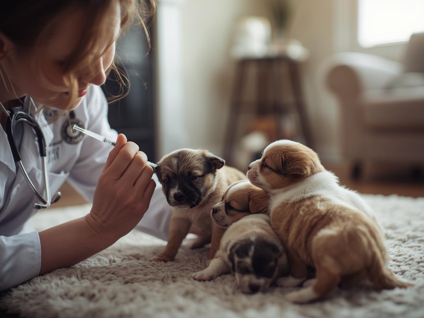 Esquema de vacunación para perros cachorros a domicilio - Medellín