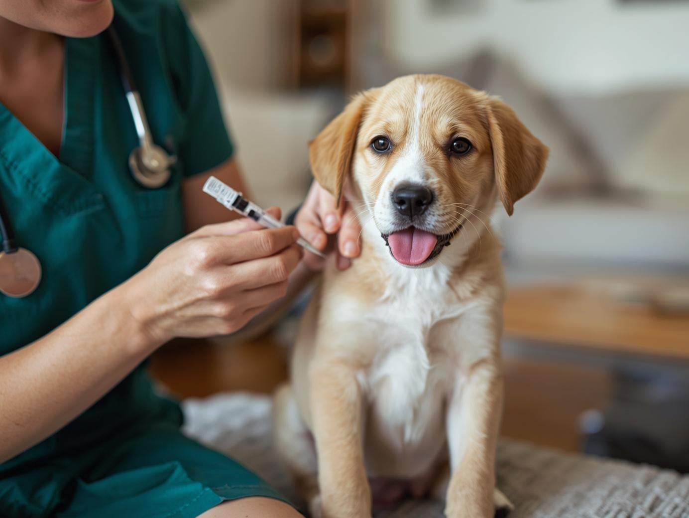 Vacuna anual para perros (hexavalente) a domicilio en Medellín